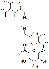 Desmethyl Ranolazine -D-Glucuronide Struktur