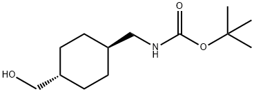 反式-4-(BOC-氨甲基)环己烷甲醇,172348-63-9,结构式