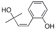 2-[(Z)-3-Hydroxy-3-methyl-1-butenyl]phenol Structure