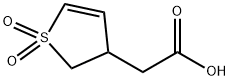 2-(1,1-二氧化-2,3-二氢噻吩-3-基)乙酸, 17236-25-8, 结构式