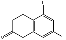 5,7-ジフルオロ-2-テトラロン 化学構造式