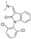 (3Z)-1-(2,6-dichlorophenyl)-3-(dimethylaminomethylidene)indol-2-one Structure