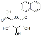 1-Naphthyl Glucosiduronic Acid Structure