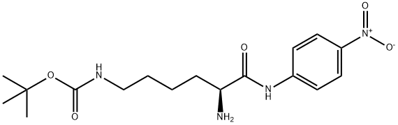 N-Ε-BOC-L-LYSINE 4-NITROANILIDE 结构式