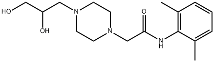 O-Desaryl Ranolazine, 172430-46-5, 结构式