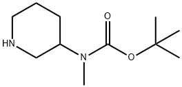 甲基(哌啶-3-基)氨基甲酸叔丁酯,172478-01-2,结构式