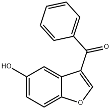 (5-羟基-1-苯并呋喃-3-基)(苯基)甲酮, 17249-62-6, 结构式