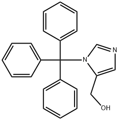 5-羟甲基-1-N-三苯基-咪唑, 172498-89-4, 结构式