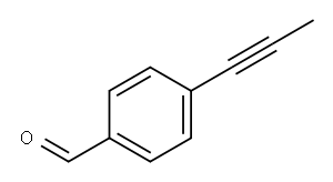 Benzaldehyde, 4-(1-propynyl)- (9CI) Structure