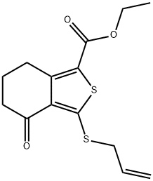 ETHYL 3-(ALLYLTHIO)-4-OXO-4,5,6,7-TETRAHYDROBENZO[C]THIOPHENE-1-CARBOXYLATE