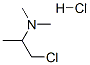 2-chloro-1-methylethyl(dimethyl)amine hydrochloride Struktur
