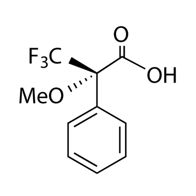 (S)-(-)-alpha-Methoxy-alpha-(trifluoromethyl)phenylacetic acid Structure