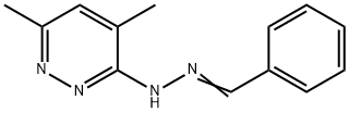 Benzaldehyde 4,6-dimethyl-3-pyridazinyl hydrazone Structure