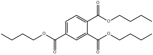 偏苯三酸三-正丁基酯,1726-23-4,结构式