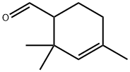 3-Cyclohexene-1-carboxaldehyde, 2,2,4-trimethyl- Struktur