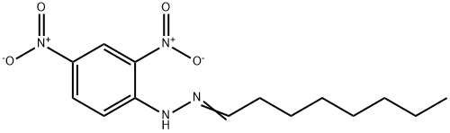 オクタナール-DNPH 化学構造式