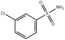 3-CHLOROBENZENESULFONAMIDE Struktur