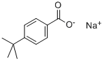 SODIUM P-T-BUTYLBENZOATE Struktur