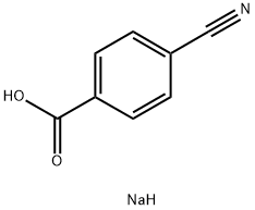 Benzoic acid, 4-cyano-, sodiuM salt Struktur