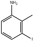 2-アミノ-6-ヨードトルエン 化学構造式