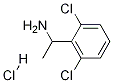 1-(2,6-ジクロロフェニル)エタンアミン塩酸塩 化学構造式