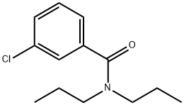 3-氯-N,N-二-N-丙基苯甲酰胺, 17271-10-2, 结构式