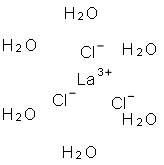 LANTHANUM CHLORIDE, HEXAHYDRATE Struktur