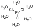 三氯化镨六水合物, 17272-46-7, 结构式