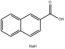 2-ナフトエ酸 ナトリウム 化学構造式