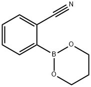 2-シアノフェニルボロン酸1,3-プロパンジオール 化学構造式