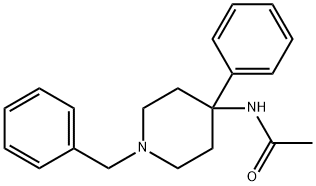 4-(ACETYLAMINO)-1-BENZYL-4-PHENYLPIPERIDINE Structure