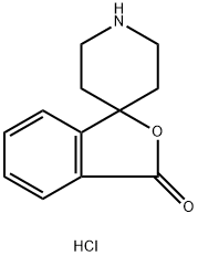 螺[异苯并呋喃-1(3H),4'-哌啶]-3-酮盐酸盐 结构式