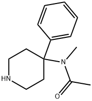 AcetaMide, N-Methyl-N-(4-phenyl-4-piperidinyl)- Struktur
