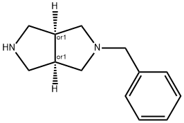 CIS-2-ベンジルオクタヒドロピロロ[3,4-C]ピロール 化学構造式