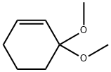 2-环己烯-1-酮缩二甲醇, 1728-18-3, 结构式