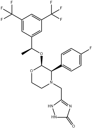 ENT-アプレピタント 化学構造式