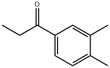 1-(3,4-ジメチルフェニル)プロパン-1-オン 化学構造式