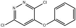 PYRIDAZINE, 3,6-DICHLORO-4-PHENOXY- Struktur