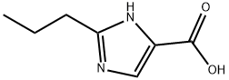 1H-Imidazole-4-carboxylicacid,2-propyl-(9CI) Structure