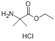 2-Amino-2-methyl-propionic acid ethyl ester hydrochloride Struktur