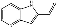 1H-ピロロ[3,2-B]ピリジン-2-カルブアルデヒド 化学構造式