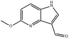 5-METHOXY-1H-PYRROLO[3,2-B]PYRIDINE-3-CARBALDEHYDE Struktur
