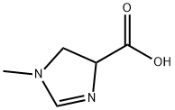 1-METHYL-4,5-DIHYDRO-1H-IMIDAZOLE-4-CARBOXYLIC ACID Structure