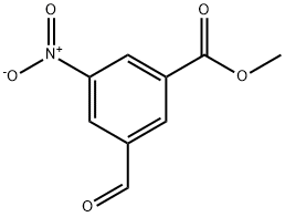 METHYL 3-FORMYL-5-NITROBENZOATE Struktur