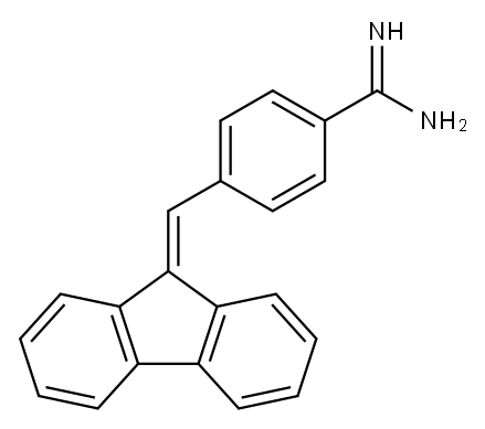 4-(fluoren-9-ylidenemethyl)benzenecarboximidamide Structure