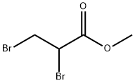 2,3-ジブロモプロパン酸メチル 化学構造式