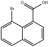 8-溴-1-萘甲酸 结构式