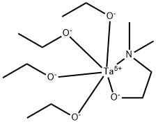 TANTALUM TETRAETHOXIDE DIMETHYLAMINOETHOXIDE Struktur