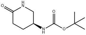 (S)-(6-氧代哌啶-3-基)氨基甲酸叔丁酯, 172913-96-1, 结构式