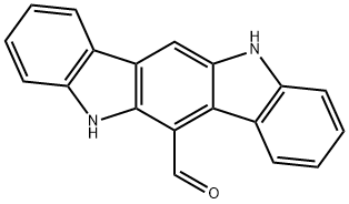6-甲酰基吲哚并[3,2-B]咔唑, 172922-91-7, 结构式